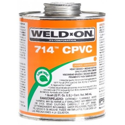 Keo dán ống nhựa CPVC Weld-on 714 - Công Ty TNHH TM Và SX Giải Pháp Công Nghiệp Can Việt